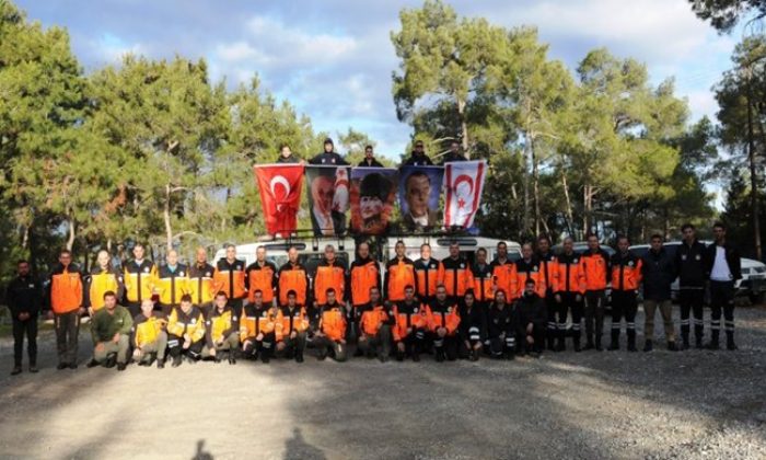 liderlerimiz merhum Dr. Küçük ve merhum Rauf R. Denktaş’ı anma yürüyüşüne katıldı