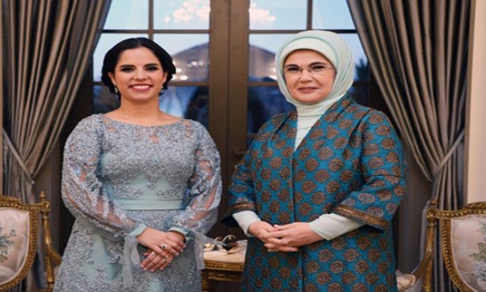 Emine Erdoğan, El Salvador Cumhurbaşkanı Bukele’nin eşi Gabriela Rodríguez de Bukele ile görüştü