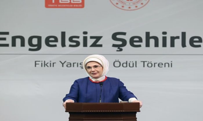 Emine Erdoğan, Engelsiz Şehirler Fikir ve Proje Yarışması Ödül Töreni’ne katıldı