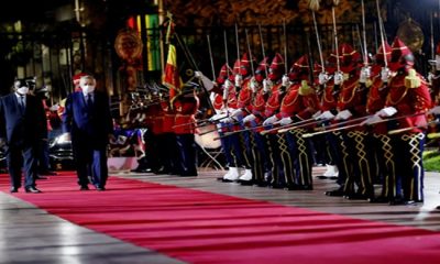 Cumhurbaşkanı Erdoğan, Senegal Cumhurbaşkanlığı Sarayı’nda