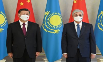 President Kassym-Jomart Tokayev held a biltaral meeting with President Xi Jinping of China