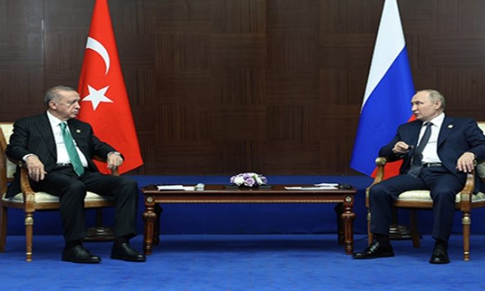 Cumhurbaşkanı Erdoğan, Rusya Devlet Başkanı Putin ile görüştü