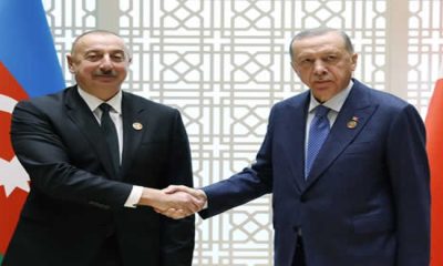 Cumhurbaşkanı Erdoğan, Azerbaycan Cumhurbaşkanı Aliyev ile görüştü