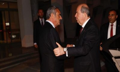Cumhurbaşkanı Ersin Tatar Gazimağusa Belediye Başkanı Süleyman Uluçay’ı ziyaret etti.