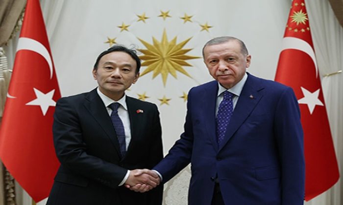 Japonya büyükelçisinden güven mektubu