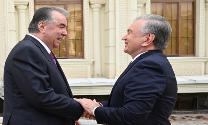 Özbekistan Cumhurbaşkanı Şavkat Mirziyoyev ile görüşme