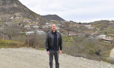 İlham Aliyev Hocalı ilçesinin Pircemal köyünü ziyaret etti