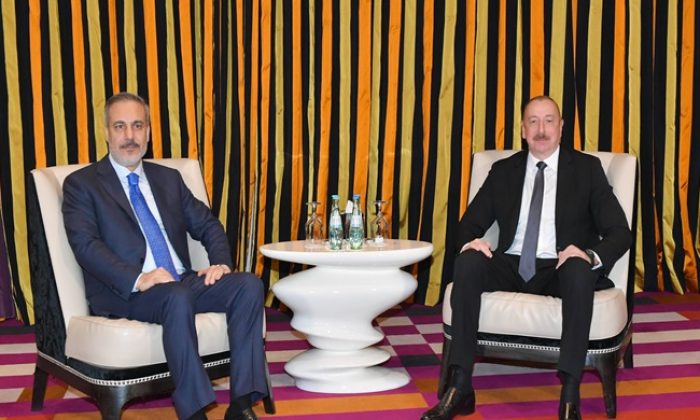 İlham Aliyev ve Türkiye Dışişleri Bakanı Münih’te görüştü